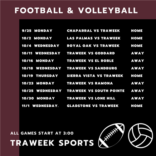 Football and Volleyball