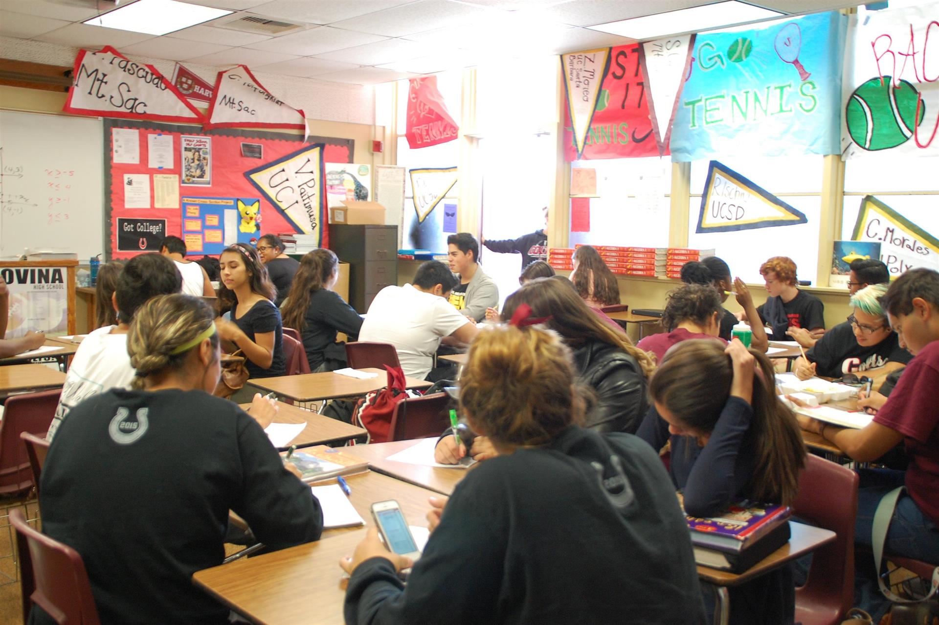 Covina Students in Classroom 