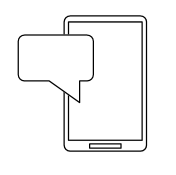 Text on cell phone